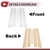 Nissan Maxima (2000-2003) Silver Tone 6 Pcs Door Pillar Window Trim