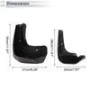 Acura MDX Mud Flaps Splash Guards (2014-2016)