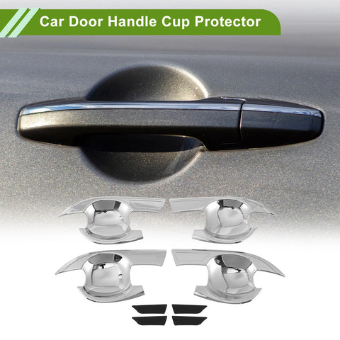 Nissan Sylphy (2020) 4 Pcs Chrome Silver Door Handle Cup Protectors