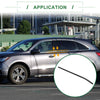 Acura Black PVC Front Left Weatherstrip Window Seal