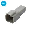 Auto Marine 117PCS DT 2 Way Connector Plug Kit (DT 2Pin)