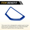 Jeep Wrangler JL JLU (2018-2024) - ABS Blue A Pillar Speaker Cover Trim