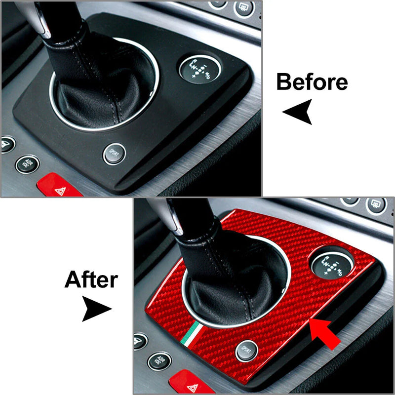 Alfa Romeo 159 Brera Spider Red Gear Shift Panel Cover Trim (2006-2010)