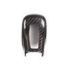 For Maserati Ghibli 13-18 Dry Real Carbon Fiber Gear Shift Head Knob Cover Trim