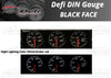 DEFI JDM Custom Din-Gauge Triple Meter / 1DIN Style21 / Right Inclined