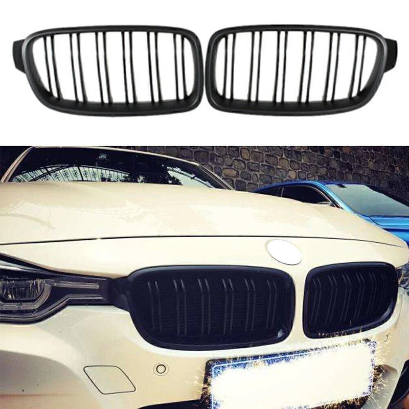 BMW F30 F31 F35 3-Series Sedan Upper Bumper Mesh Grille (2012-2014)