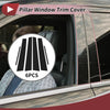 Lexus ES 6 Pcs Black Door Pillar Window Trim (2013-2018)
