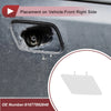 BMW 328i White Bumper Headlight Washer Nozzle Cover Cap
