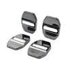 BMW F40 F45 G20, Benz C-Class, Maserati 4 x Black Car Door Lock Protective Covers