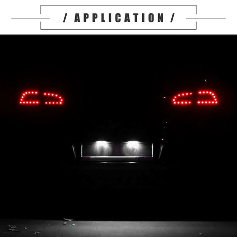 Ford F-150 2 x LED License Plate Lights (2015-2018)