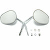 Harley Road Glide Chrome Rearview Side Mirrors (2015-2023)