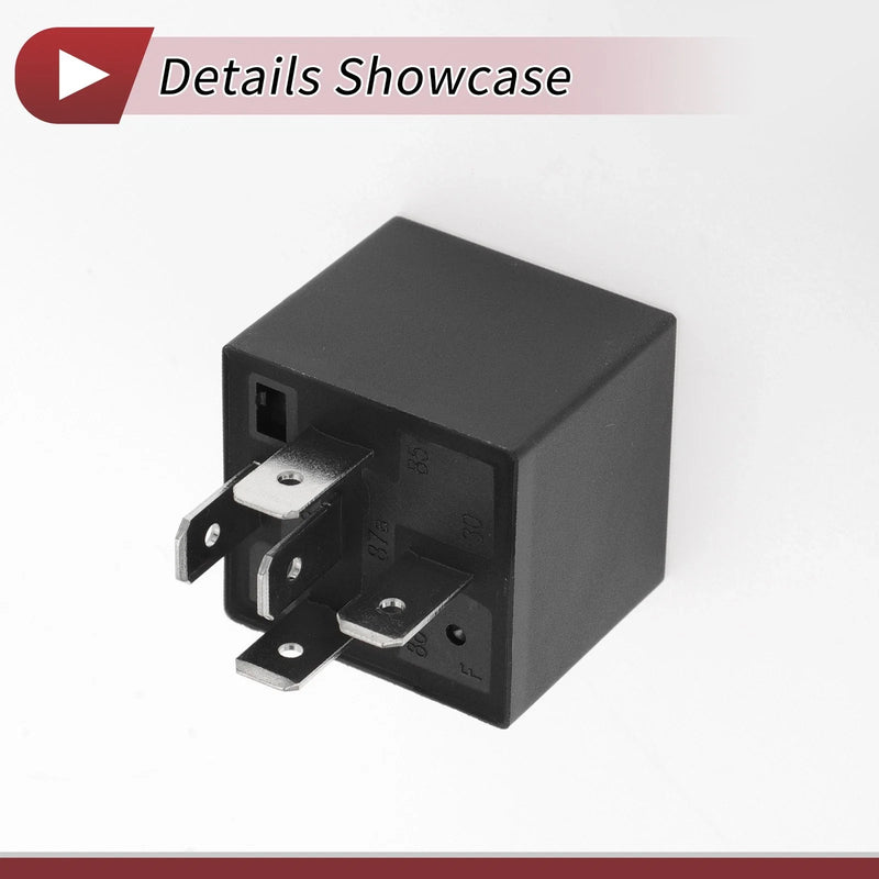 Volvo 264 (1976-1982) 12V 30 / 40A Black 5 Pins Power Window Relay