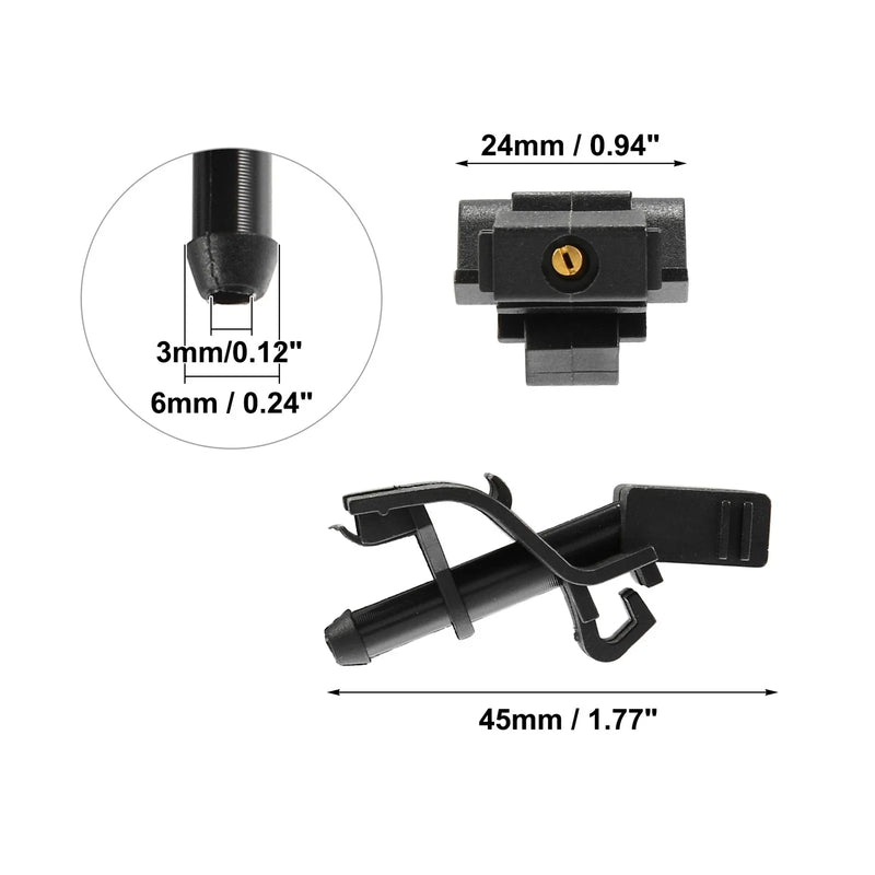 Toyota Scion Lexus 2 x Windshield Washer Nozzles Kit (2000-2023)