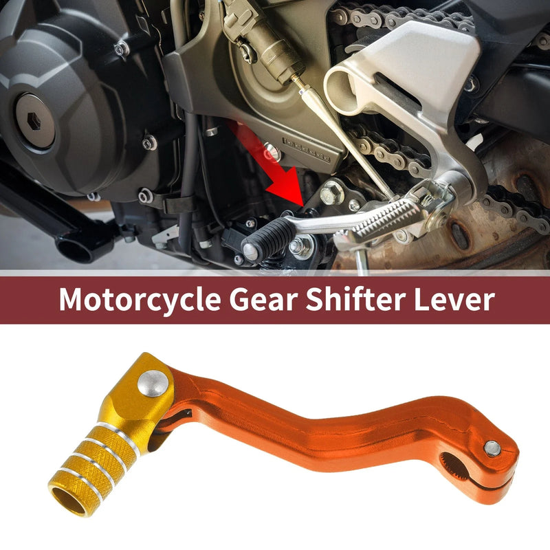 Kayo T2 Folding Gear Shifter Lever Orange Gold Tone