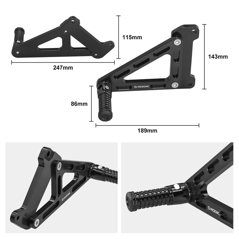 KTM 150-500 EXC / EXCF / XCW / XCF-W Passenger Foot Peg Bracket (2024-2025)
