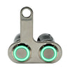 Handlebar Adjustable Mount Waterproof 12V Green LED Motorcycle Switch