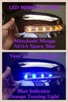 Mitsubishi Mirage A05A Space Star Chrome Mirror Cover LED (2012-2013)