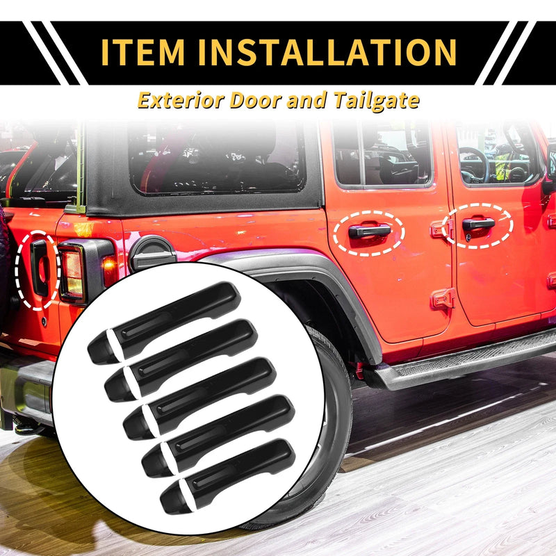Jeep Gladiator JT Door Tailgate Handle Cover (2020-2021)