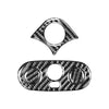 Mini Cooper 2005-2006 Carbon Fiber Side Mirror Remote Buttons Cover Trim Fit