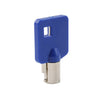 Harley Touring, Dyna, Softail, V-Rod Blue Uncut Blade Blank Key