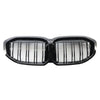 BMW 1 Series F40 Bumper Bar Kidney Grille Gloss Black (2019-2021)
