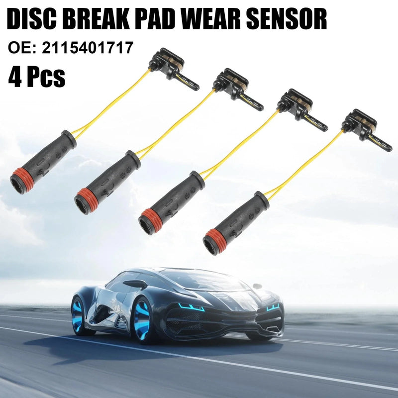 Mercedes-Benz CL500 4 x Disc Brake Pad Wear Sensors (2003-2006)