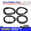 Door Rubber Seal Weatherstrip Set 4 Fits Mazda 323 GLC GL RWD 5D WAG 1977-80 D07