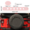 Jeep Wrangler 4 Door 5 x Door Handle Trim with Button Covers (2007-2018)