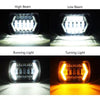Toyota AE86 2 x 7x6" LED Headlights Hi-Lo Beam Halo DRL (1983-1987)