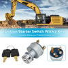 Caterpillar CAT (9G7641) - 2 Keys Ignition Key Starter Switch