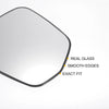 Honda HR-V Right Side White Mirror Glass w/ Back Non-heated (2014-2020)