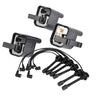 Mitsubishi Pajero Challenger Triton 3 x Ignition Coil Pack & Lead Kit (2000-2015)