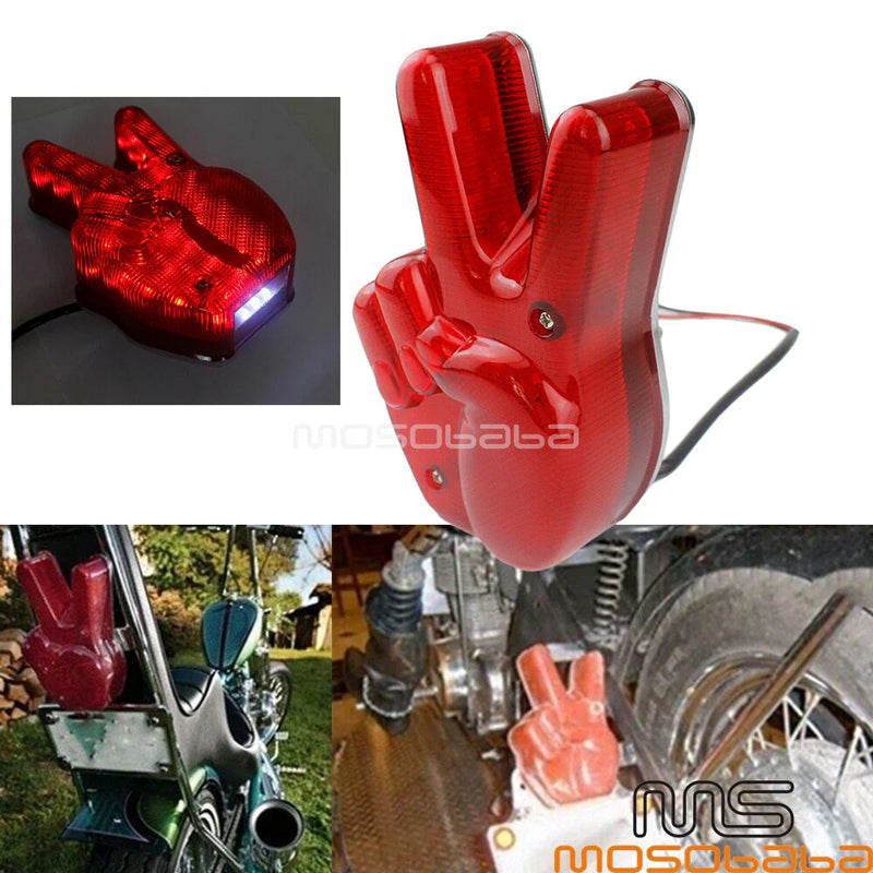 Harley Bad Boy Red Rear Brake Tail Light LED Lights