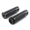 Harley Touring Street Road Glide Black Soft Touch Hand Grips (2009-2023)