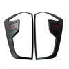 Nissan Navara UTE Matte Black Red Headlight Taillight Covers (2021-2024)