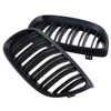 BMW E92 E93 328i 335i 3-Series Black L+R Front Kidney Grille (2007-2010)