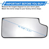 GMC Lower Part Mirror Glass Heated Right Passenger Side