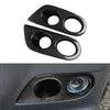 BMW E46 M3 Carbon Fiber Black Front Fog Light Frame Covers (2001-2006)