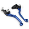 Kawasaki KLX250 Aluminum Blue Pivot Dirt Clutch Brake Levers (1993-1997)