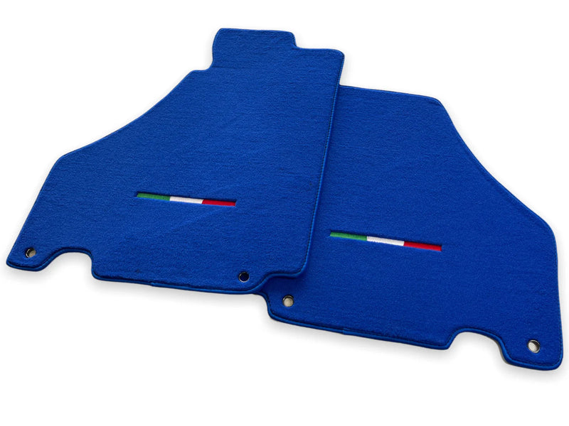Ferrari 360 Modena LHD with Emblem Blue Carpets Floor Mats Set (2000-2005)