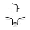 Honda Rebel 300 CMX300 Black Ape Hanger Handlebar (2017-2024)