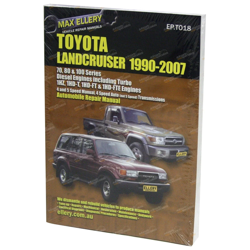 Toyota HZJ75 HZJ78 HZJ79 HDJ80 HZJ80 HZJ105 Workshop Book Repair Manual
