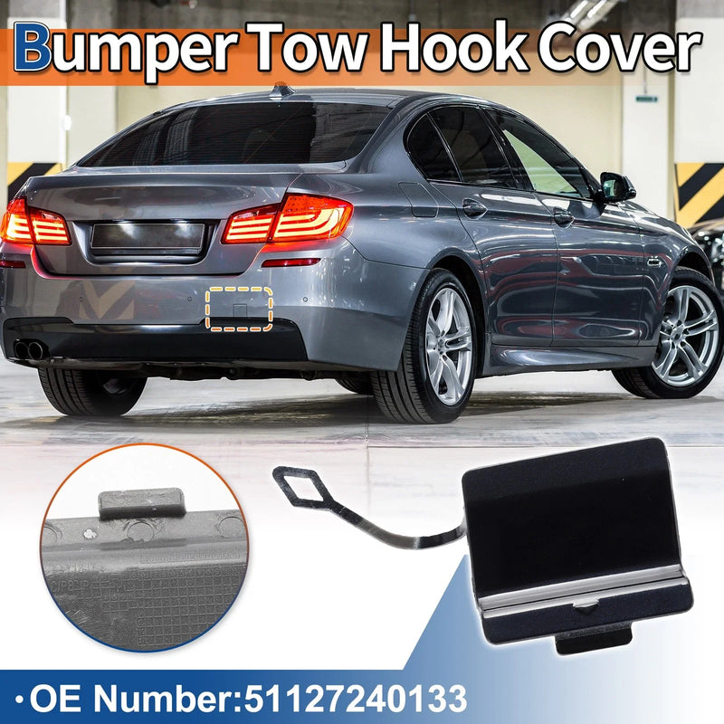 BMW 5 Series F10 Blue Tow Hook Cover (2010 - 2017)