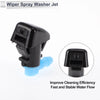 Dodge Windshield Washer Nozzle & 6 x Hose Connectors (No.68081370AB)