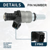 BMW 325i 325xi (2001-2005) 2.5L Black 1 Pcs Fuel Injector 13537546244