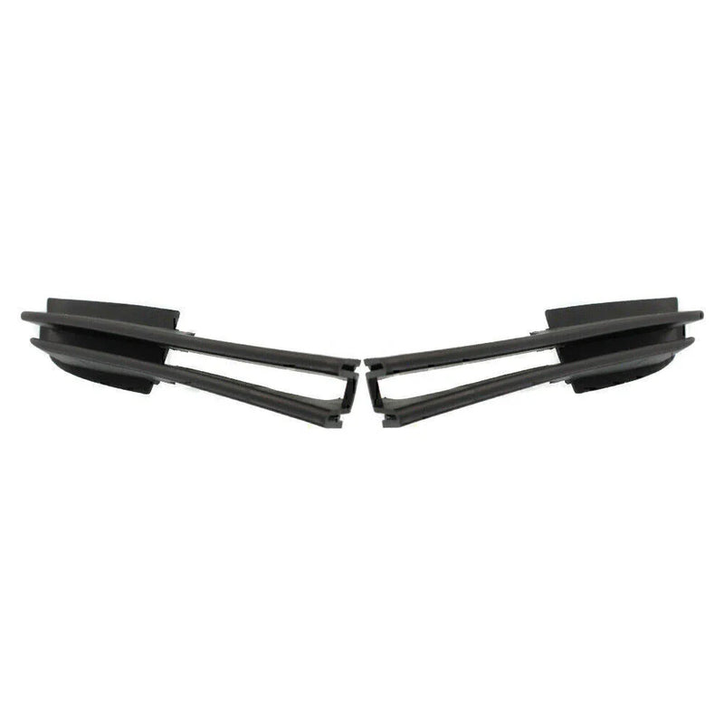 BMW 325i 323i 2001-2006 (1999-2006) Black Bumper Grille Set of 2