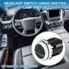 Mercedes-Benz C 300 2022-2023, Plastic, Black Headlight Switch