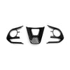 Toyota Corolla 3pcs Carbon Fiber Steering Wheel Frame Cover Trim (2019-2022)