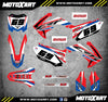 Honda CRF 450 (2009-2012) - SLEEK Style Stickers Custom Graphic Kit