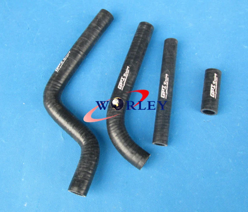 YAMAHA YZ125 Aluminum Radiator & Blue Hose (1996-2001)